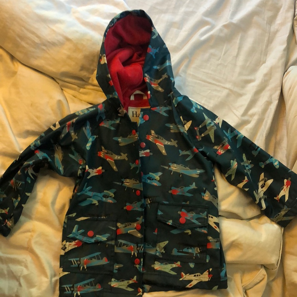 Hatley airplanes raincoat